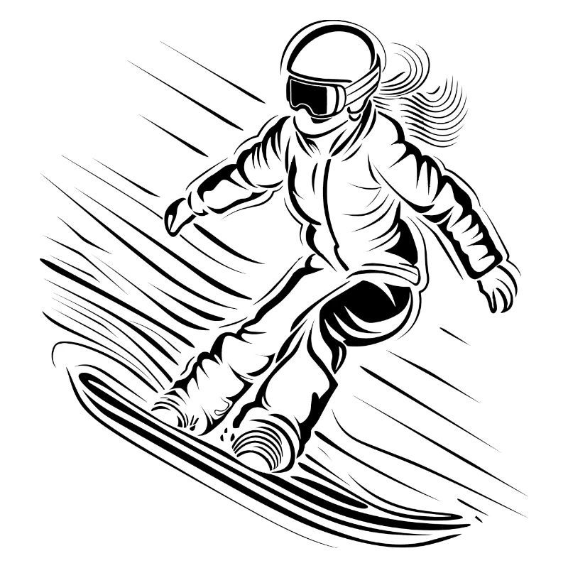 Snowboarder Sketch