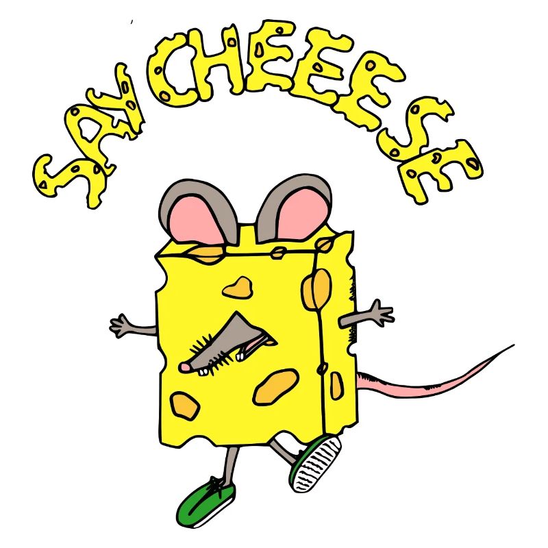 Héros fromage dans le style comic