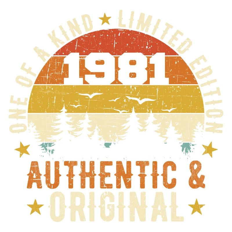 Original 1981 Geburtstagsgeschenk 1981 authentisch
