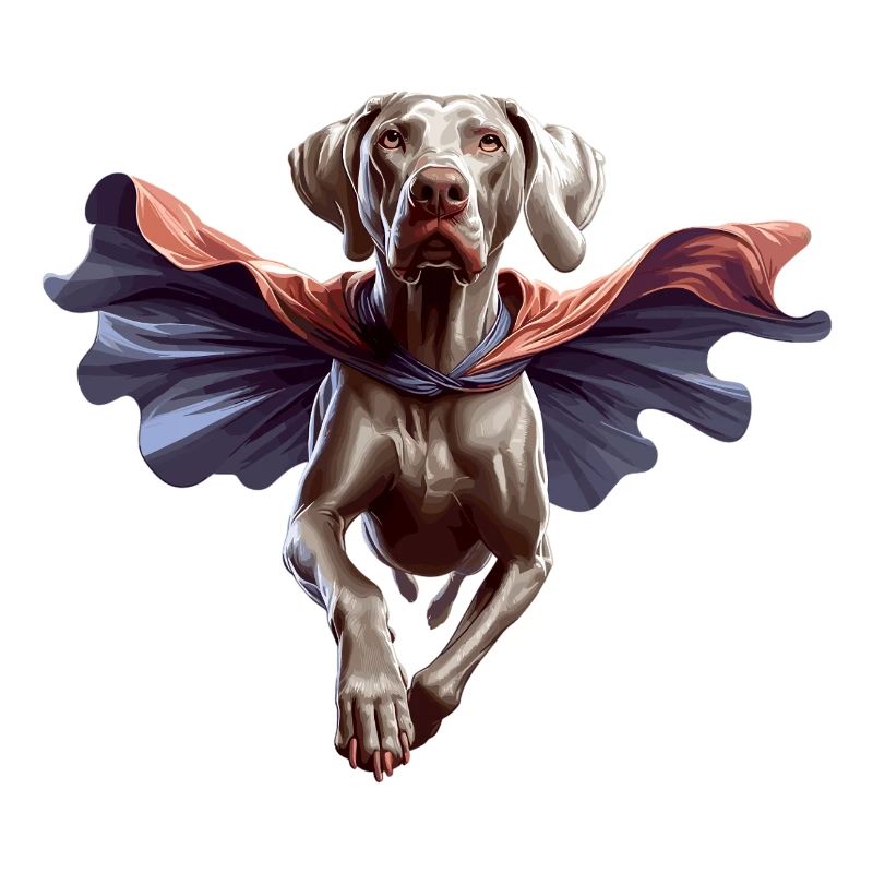 Super Dog Weimaraner Weimi Cape Cape Gift