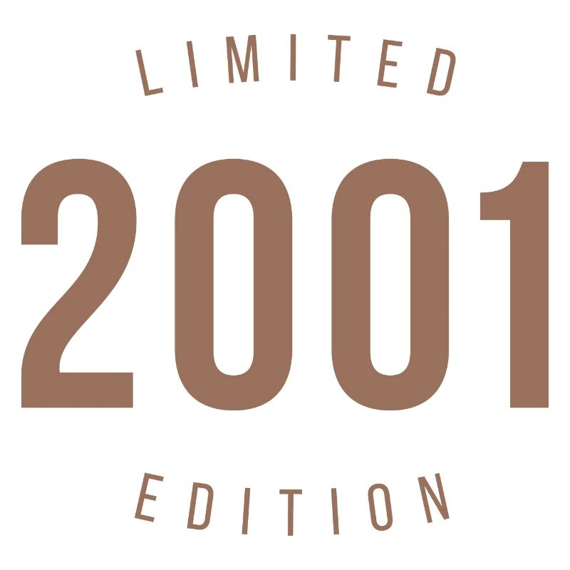 2001 Édition limitée Style rétro Cadeau d’anniversaire