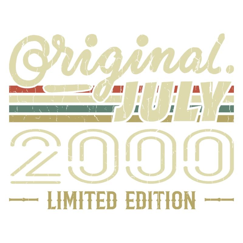 Juli 2000 Original 2000 Geburtstagsgeschenk