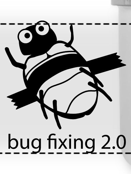 bug fixing einfarbig