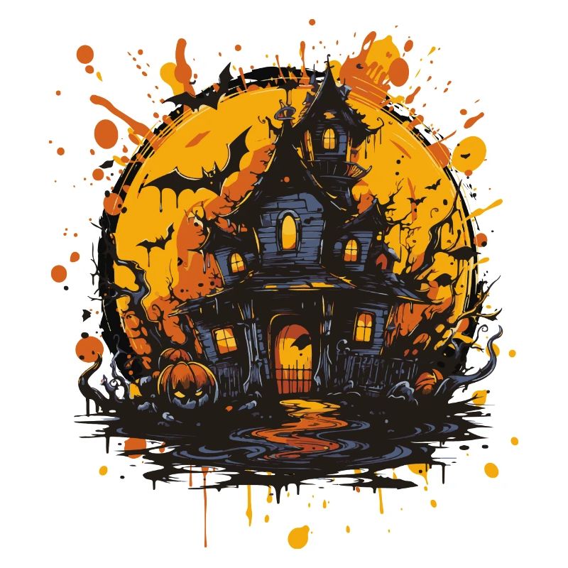 Maison hantée Halloween