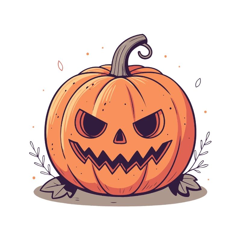 Scary Jack-o'-lantern Halloween