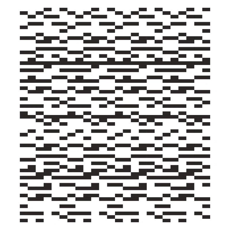 Noir Stripe pixeliges Glitch Grid