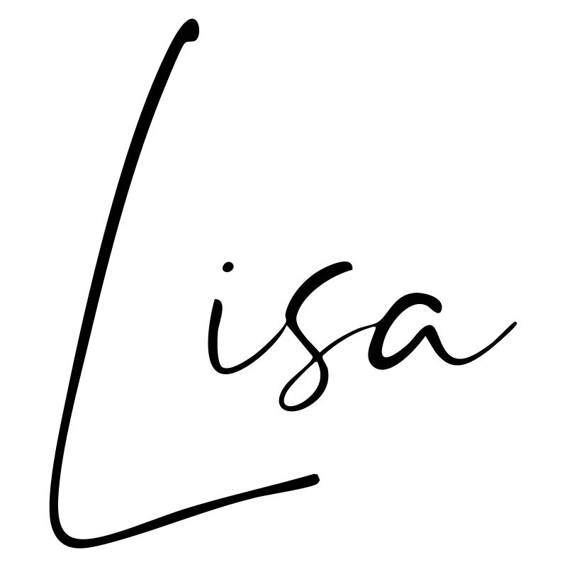 Lisa / Conception du nom de l’écriture manuscrite