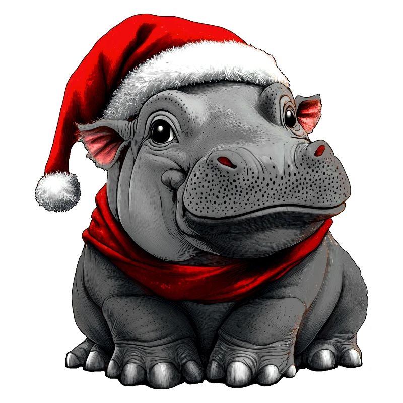 Hippos Christmas