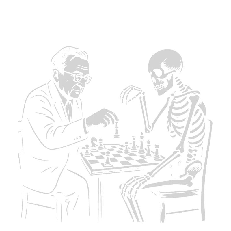 Noir-Schach: Erich Fromm-Psychoanalyse vs. Skelett