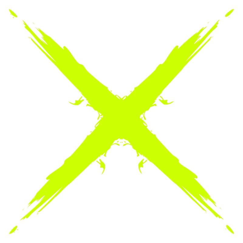 Croix design vectoriel jaune