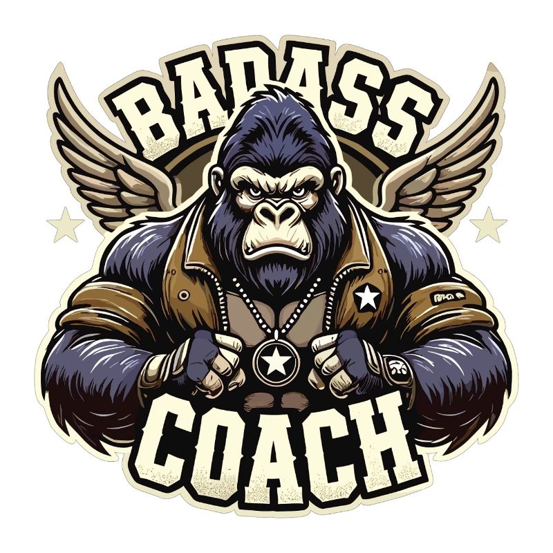 Badass Trainer Coach Gorilla Gift