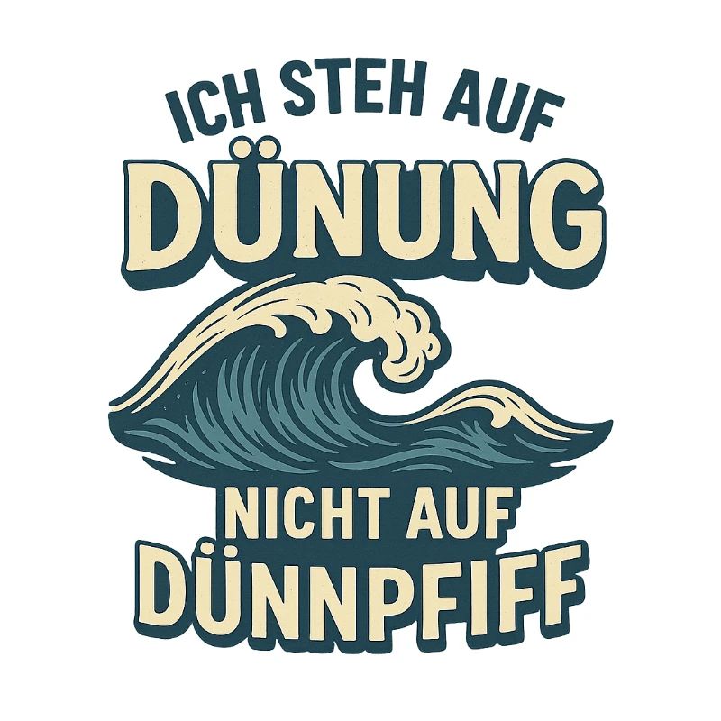 Vintage Stranddesign mit Wellenmuster