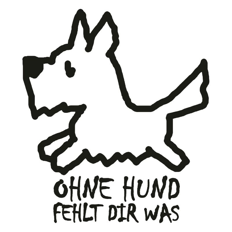 Illustration: Ohne Hund fehlt dir was.