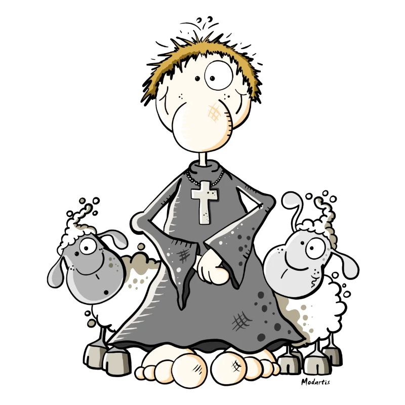 Pastor with sheep