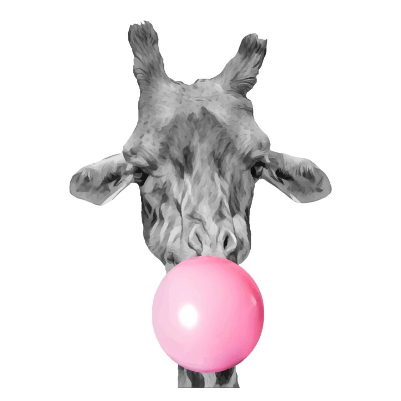 Giraffe bubblegum