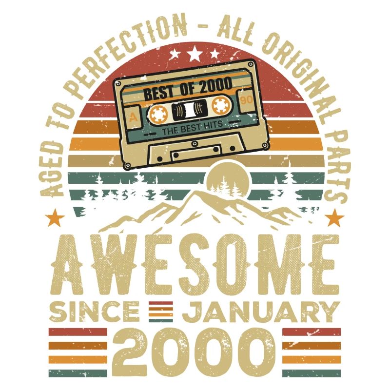 Anniversaire Janvier 2000 | Cadeau Janvier 2000