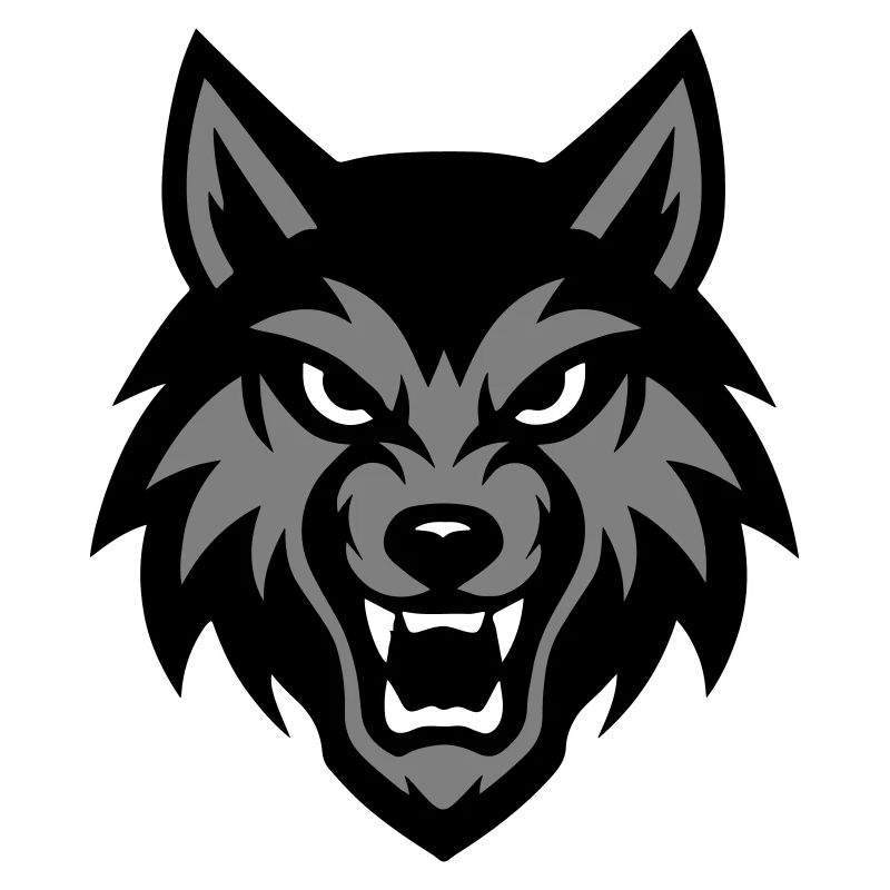 Wolf Kopf Tier