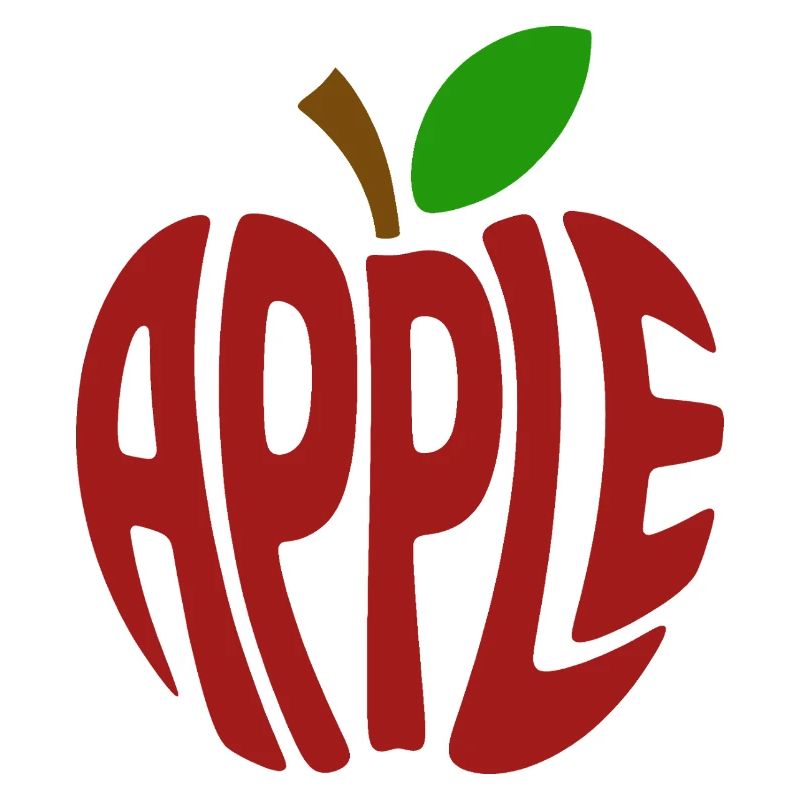 Apple - Cool Fruit Logo