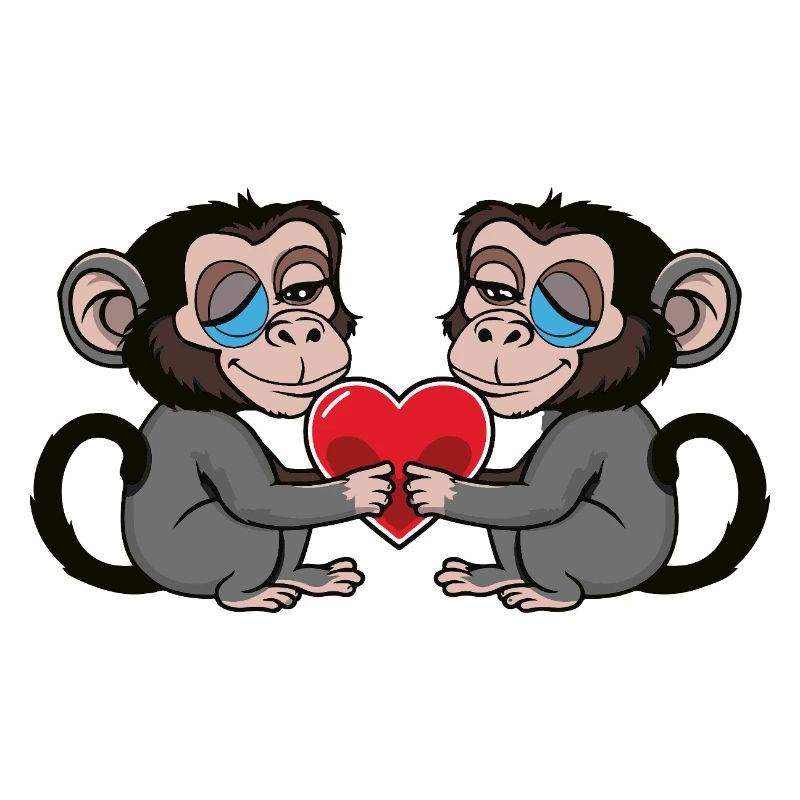 Coeur de Singe Saint-Valentin