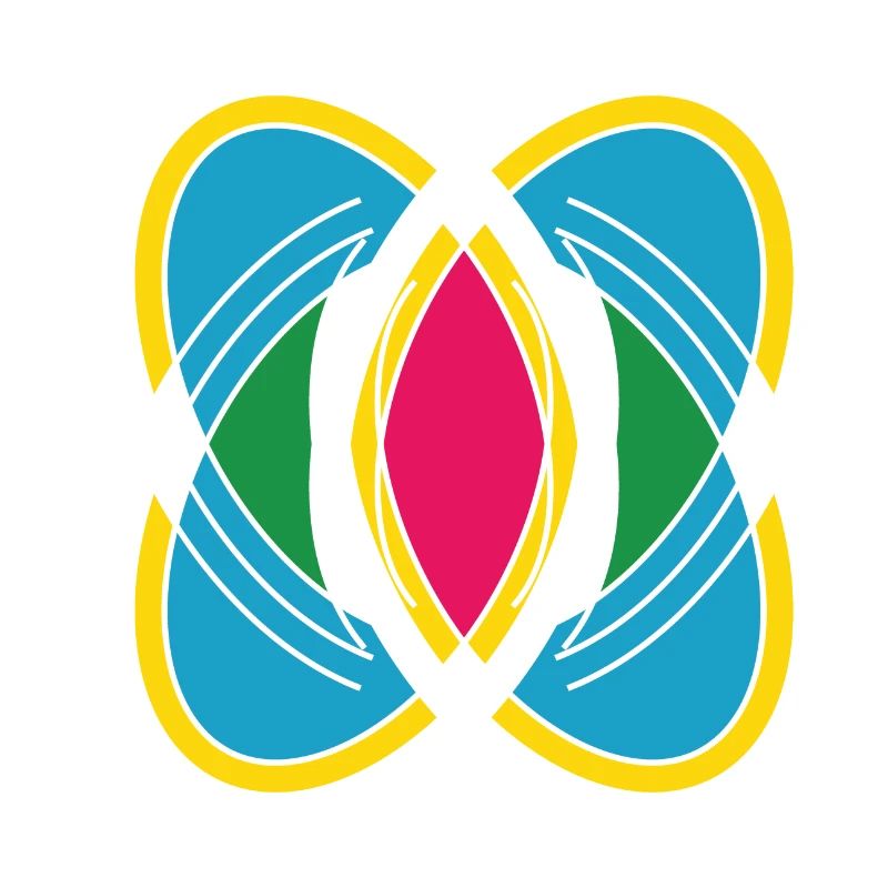 Abstract with different colors and patterns