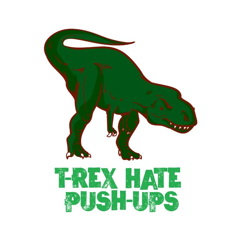 T-Rex - force de pompes de dinosaures