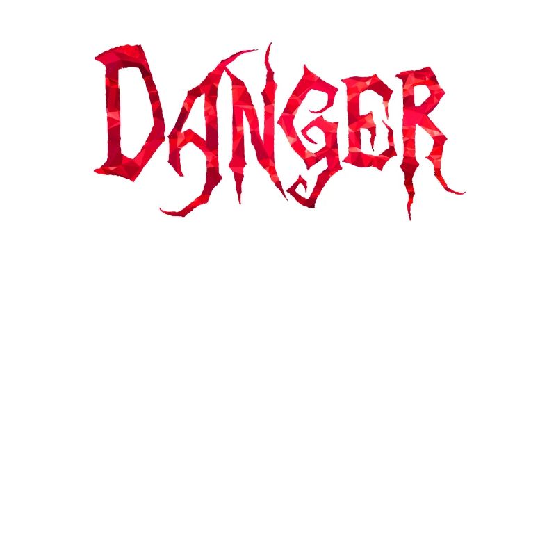 Danger rote Polygone