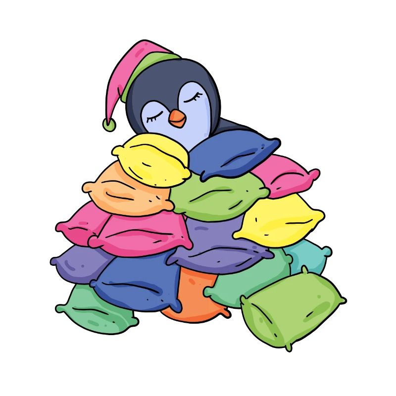 Pingouin endormi