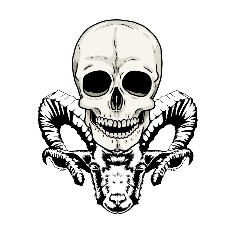Horror Devil Satan Demon Skull Halloween