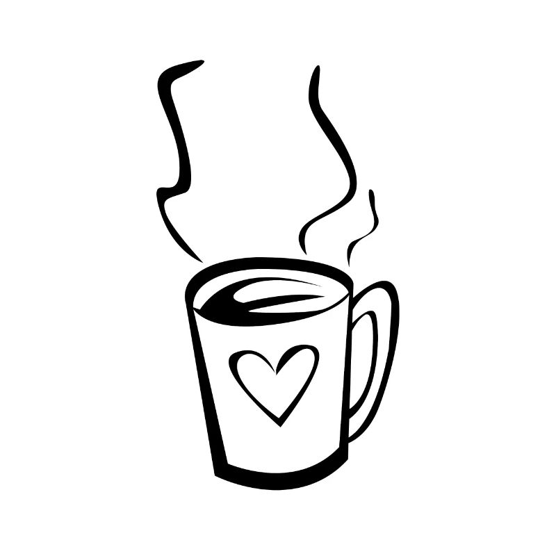 Coffee with heart