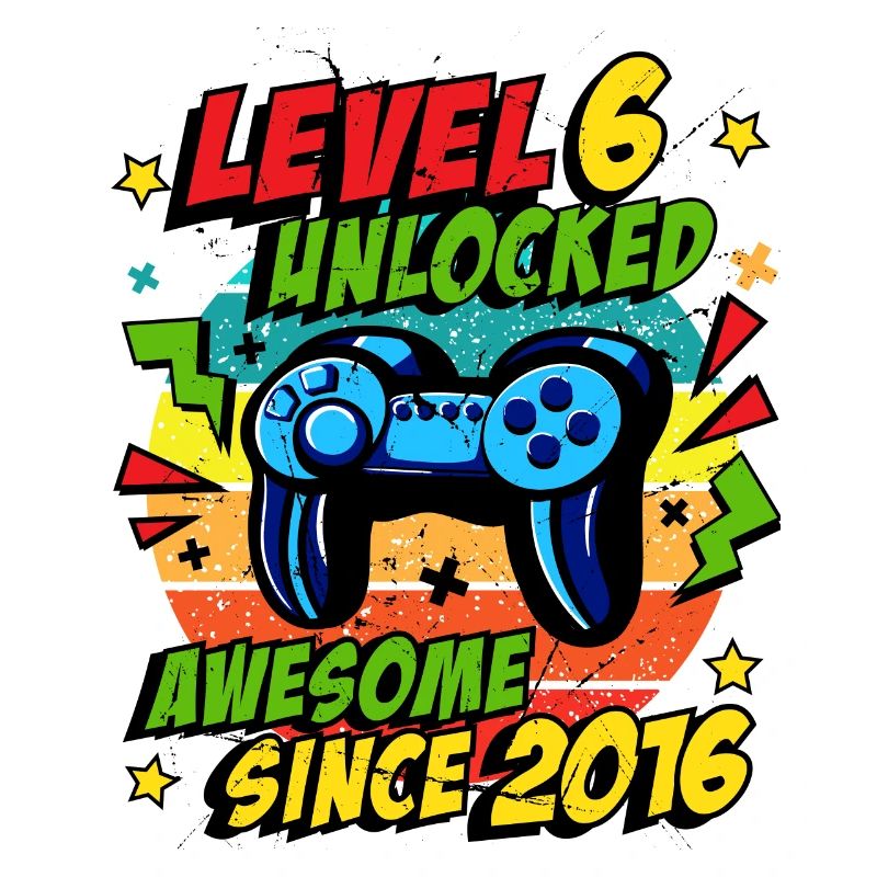 Level 6 Freigeschaltet 2016 Game 6. Geburtstag