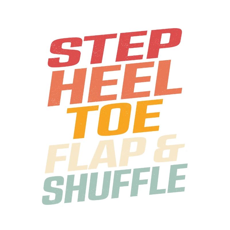 Step, Talon, Orteil, Rabat et Shuffle Tap Dancer Tap Dan