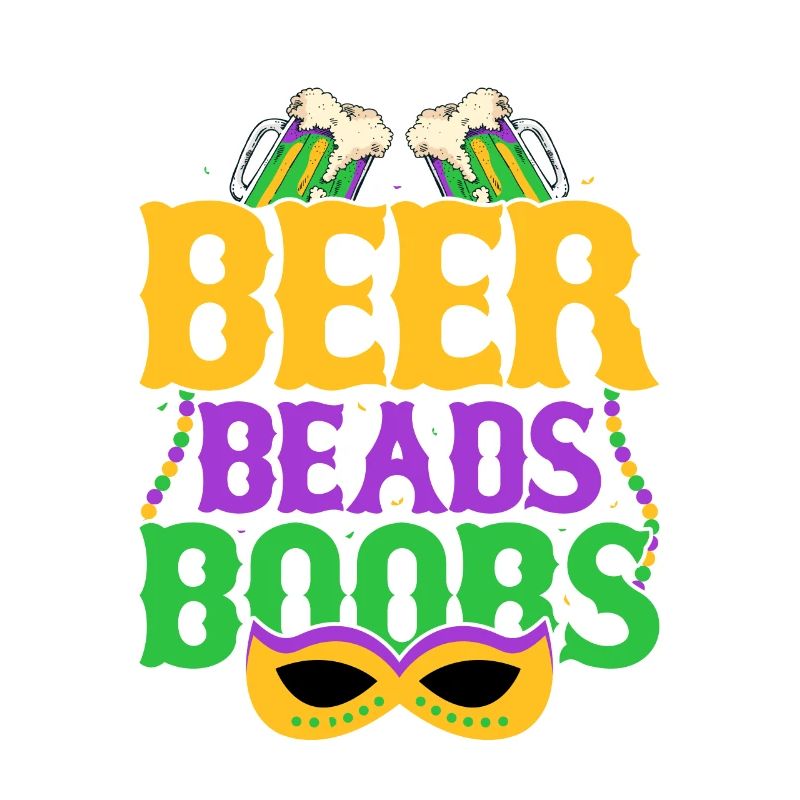 Perles de bière Seins Mardi Gras Carnaval