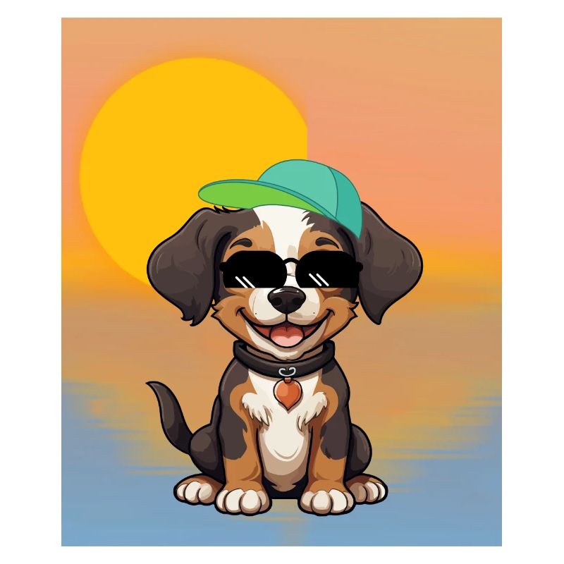 Lustiger Hund