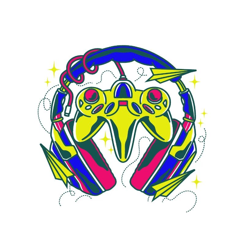 Jouez à Hard Gamer Controller Neon Design