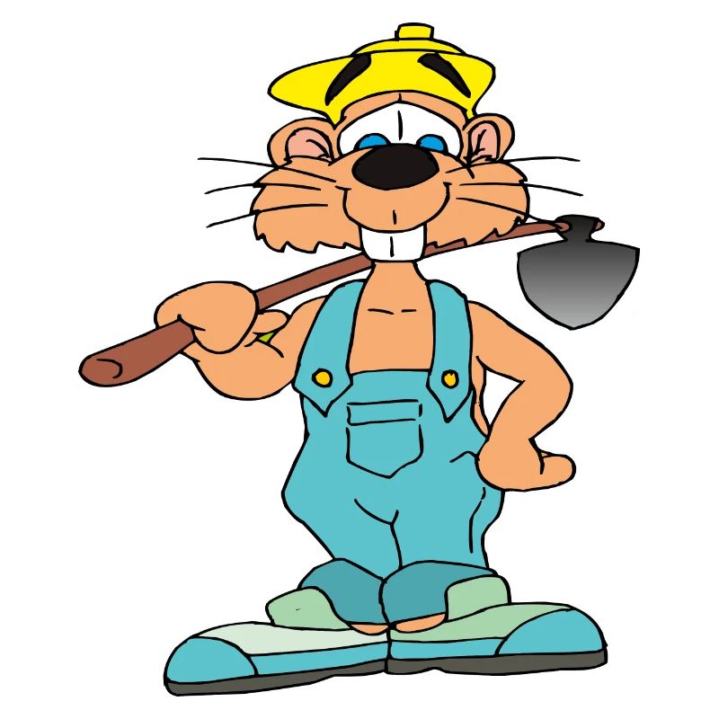 Hamster gärtnert