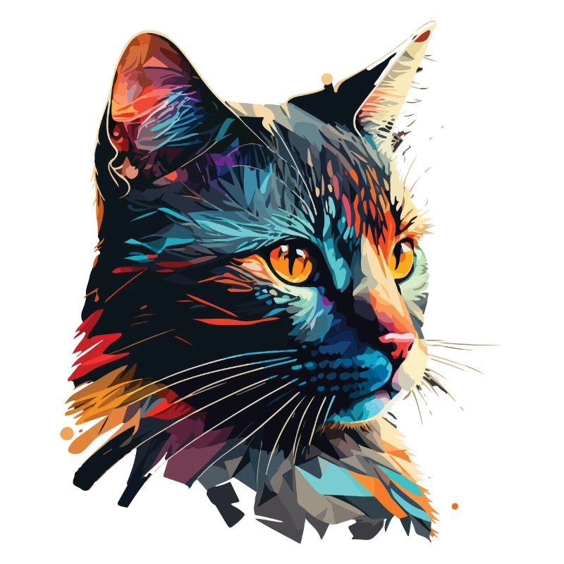 Bunte Katze
