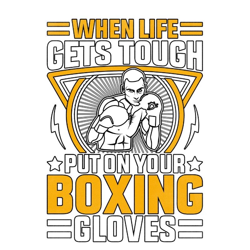 Wenn das Leben hart wird, ziehen Sie Ihre Boxhandschuhe an