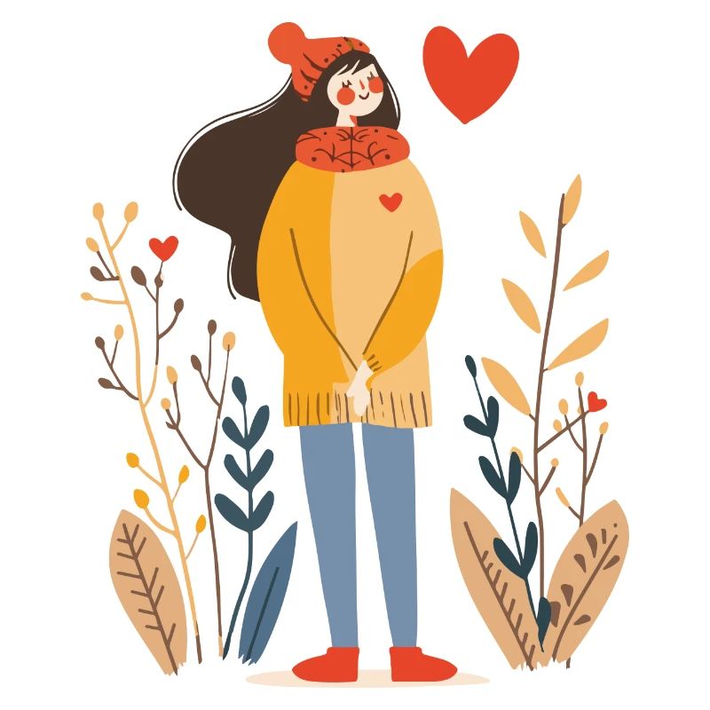 Fille de la nature