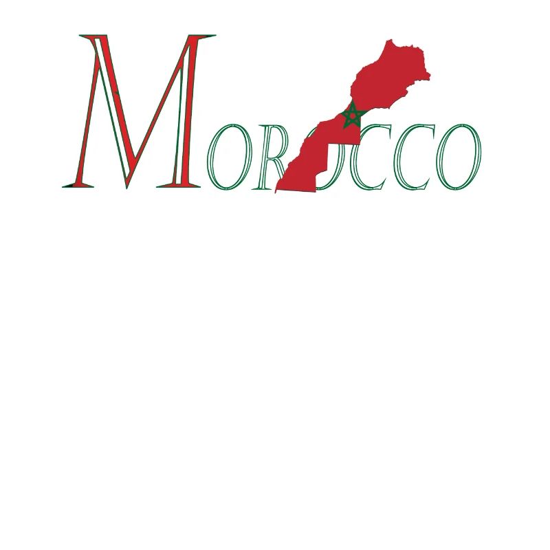 Patriotic Elegance in Moroccan Flag Design
