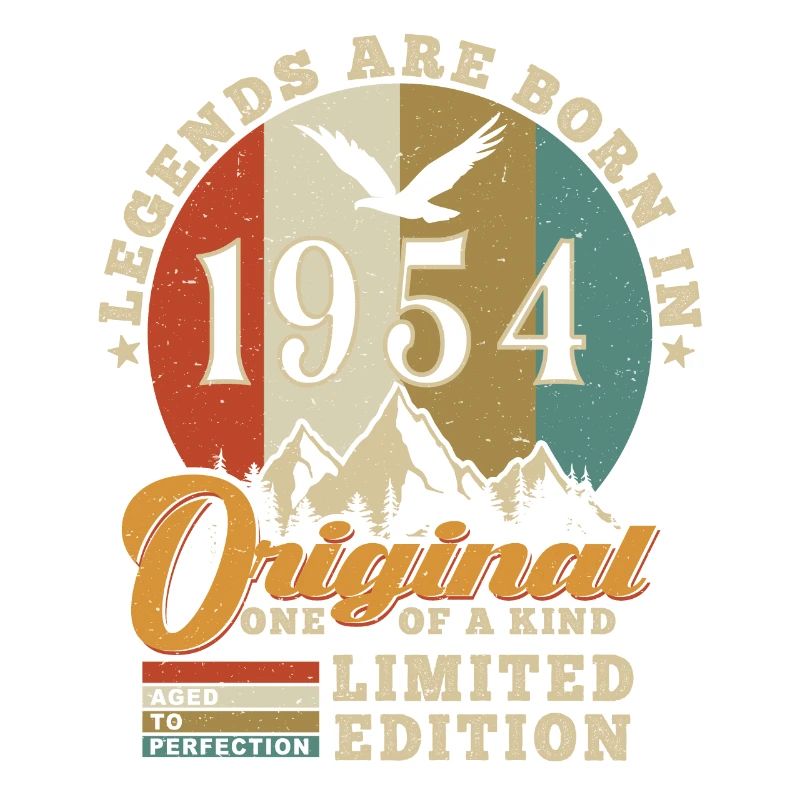 Original 1954 Cadeau D'anniversaire 1954 Authentic