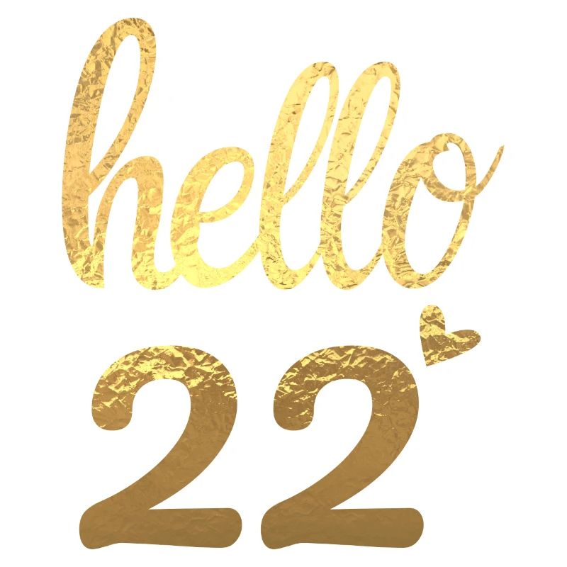 Hello 22 doré