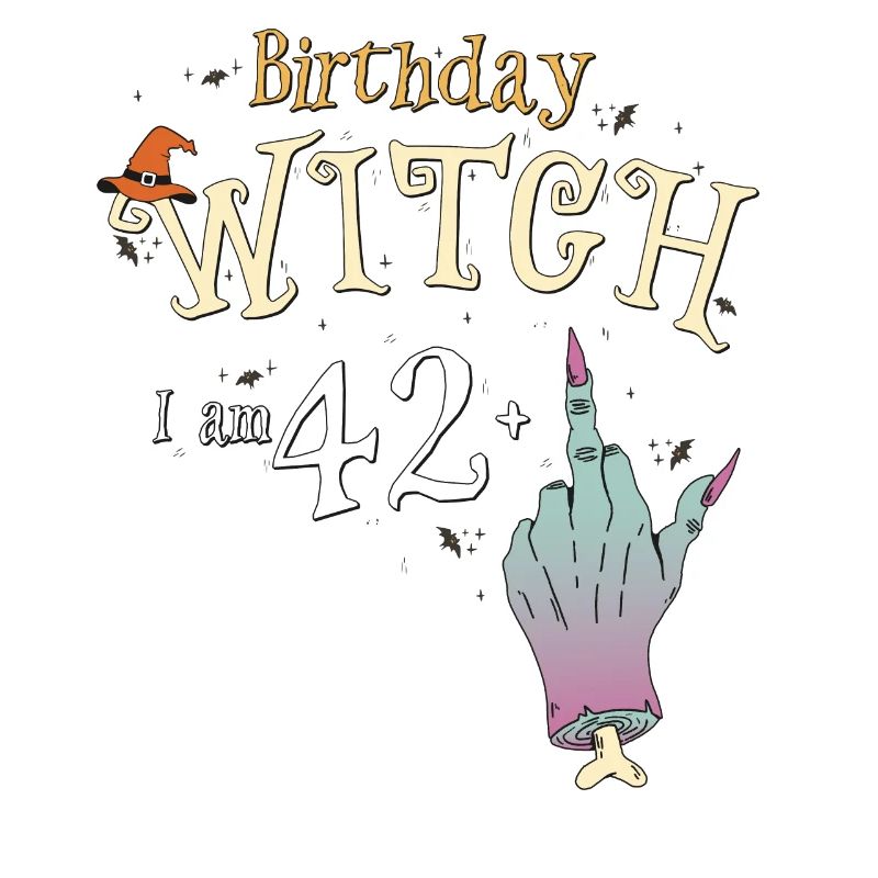 43 Year Old HallowQueen, 43rd Birthday Witch