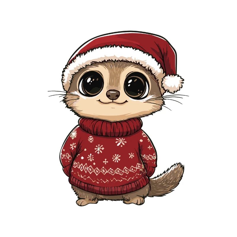 Bande dessinée de Noël de suricate