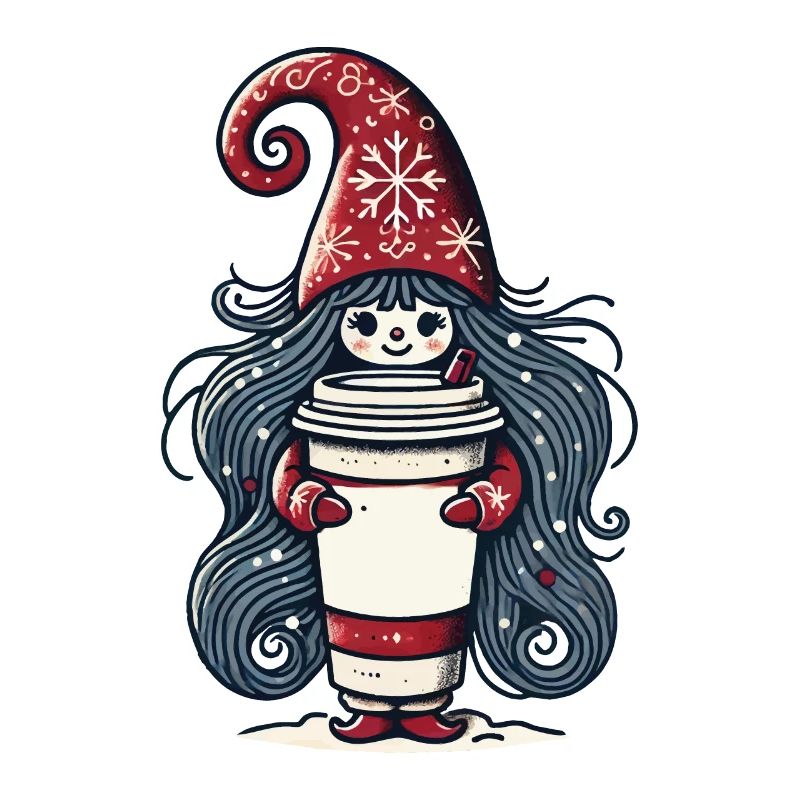 Christmas Coffee Lover Gnome