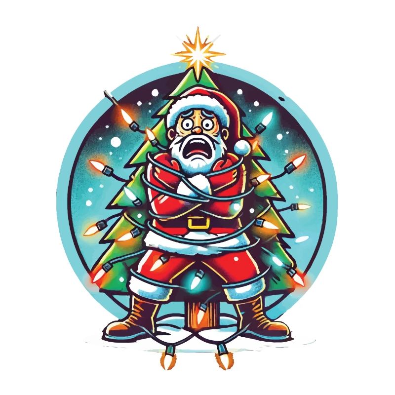 Christmas Electrocution Fun With Santa