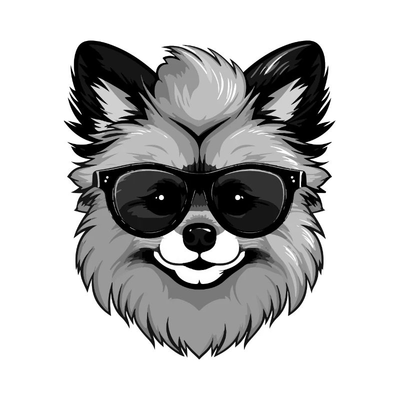 Zwergspitz Hund Pomeranian Cool