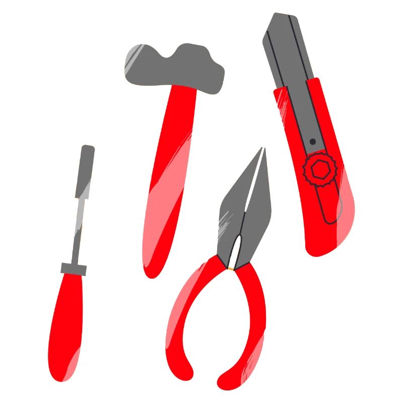 Handwerker sucht Werkzeug Design