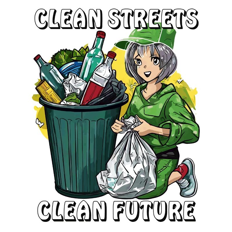 CLEAN STREETS CLEAN FUTURE WASTE BIN