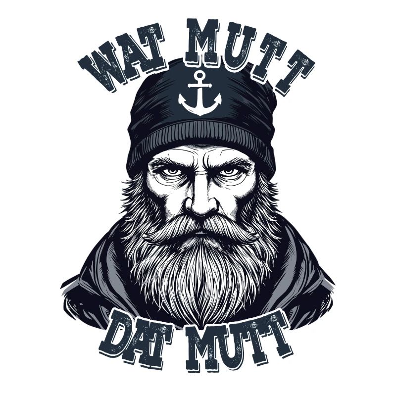 Marin de la mer du Nord de la Frise orientale Wat Mutt Dat Mutt