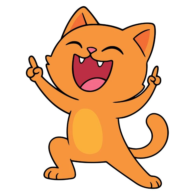 Gute-Laune-Katze